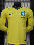 2026 Brazil Home World Cup Kit Long Sleeve Player Version