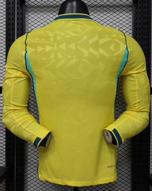 2026 Brazil Home World Cup Kit Long Sleeve Player Version