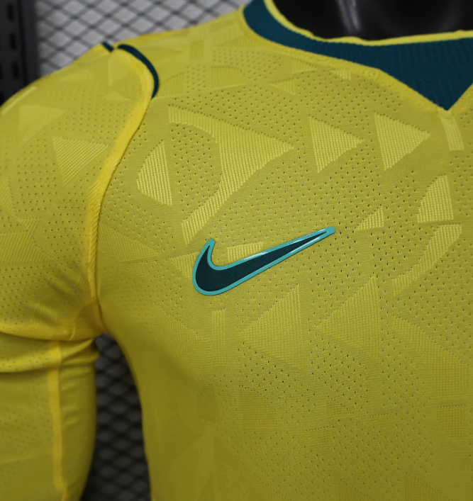 2026 Brazil Home World Cup Kit Long Sleeve Player Version