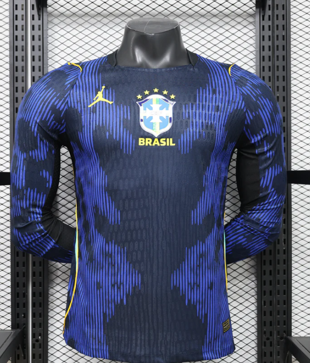 2026 Brazil Away World Cup Kit Long Sleeve Player Version