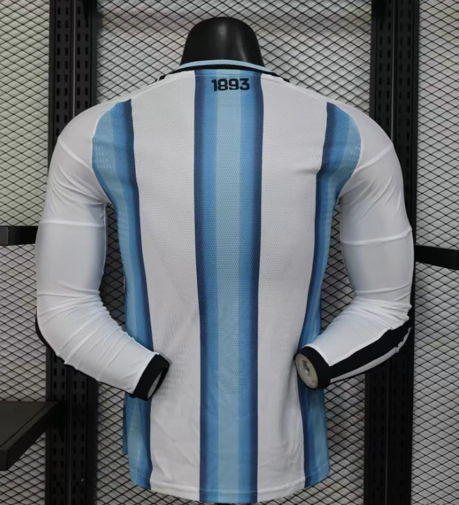 2026 Argentina Home World Cup Kit Long Sleeve Player Version
