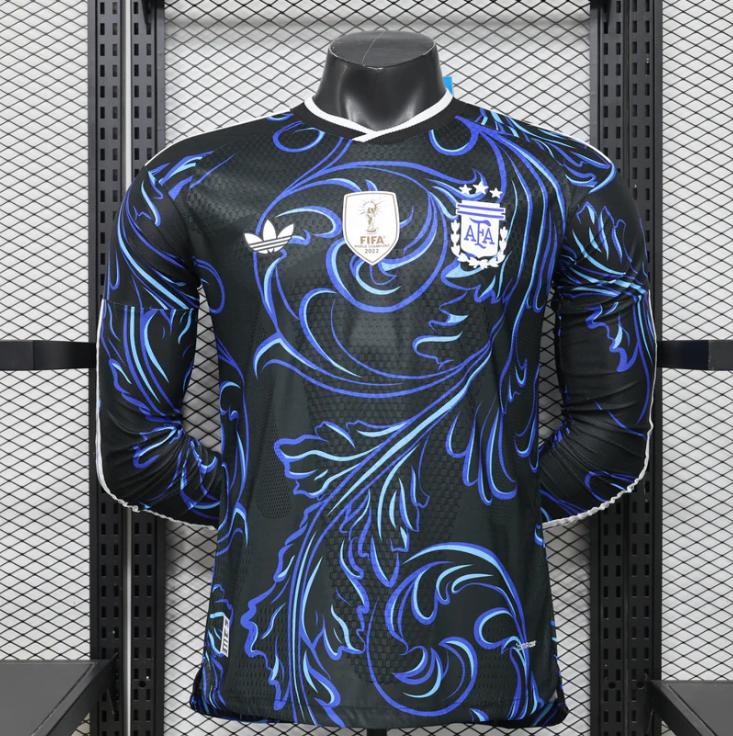 2026 Argentina Away World Cup Kit Long Sleeve Player Version