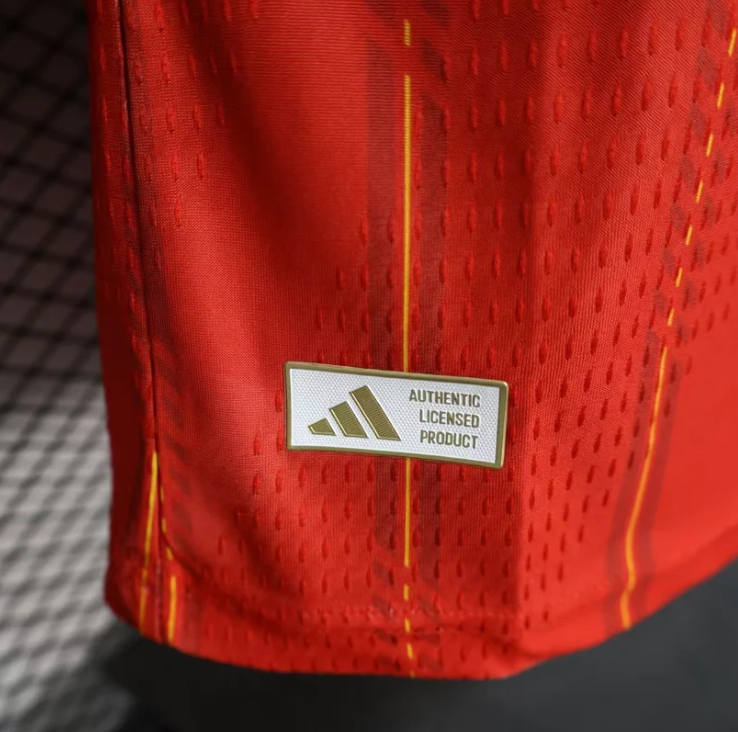 2026 Spain Home World Cup Kit Long Sleeve Player Version