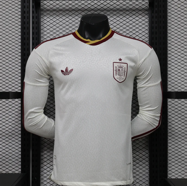 2026 Spain Away World Cup Kit Long Sleeve Player Version