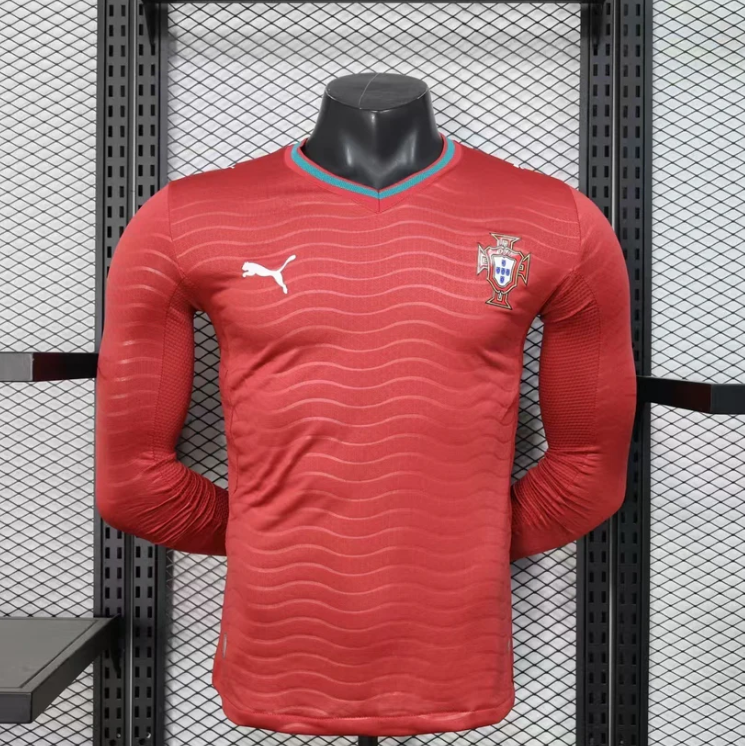 2026 Portugal Home World Cup Kit Long Sleeve Player Version