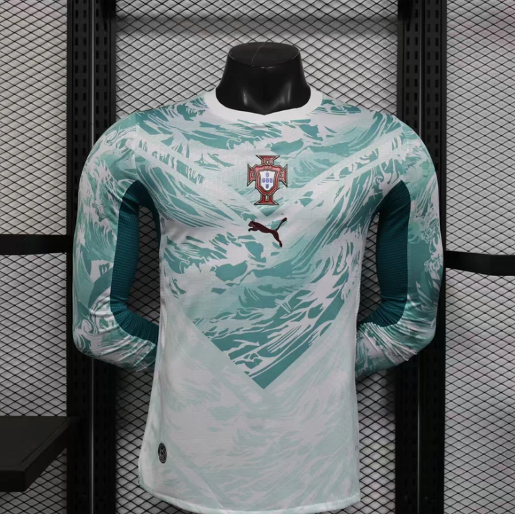 2026 Portugal Away World Cup Kit Long Sleeve Player Version