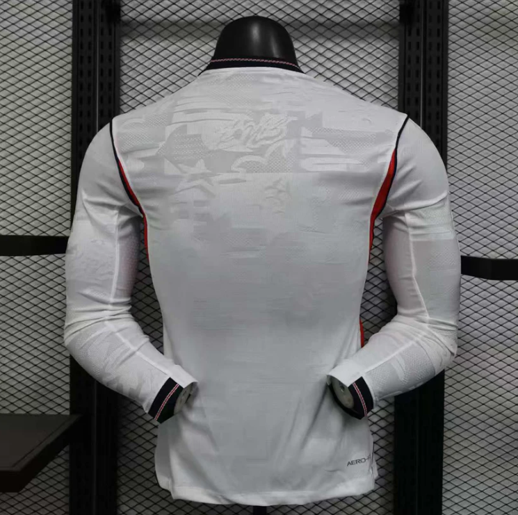2026 England Home World Cup Kit Long Sleeve Player Version