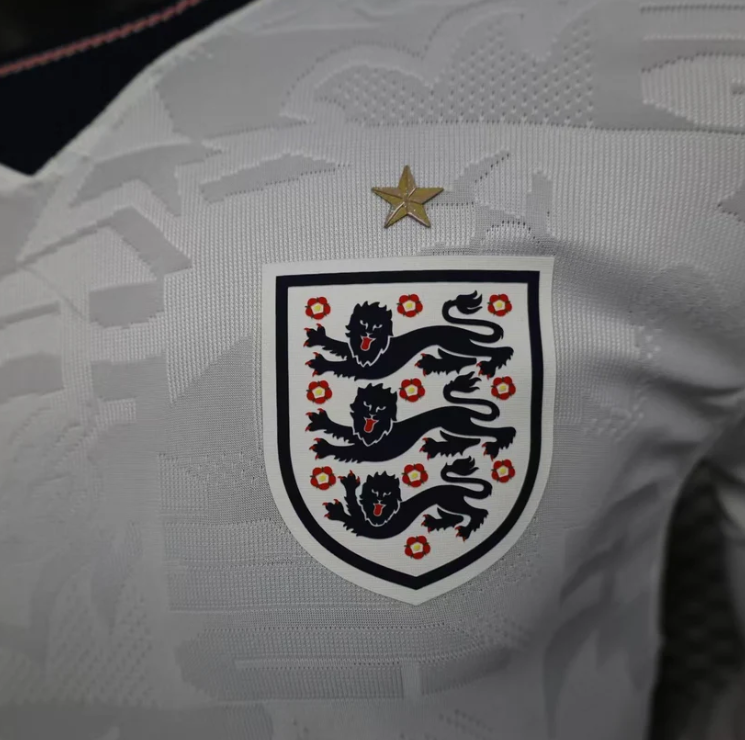2026 England Home World Cup Kit Long Sleeve Player Version