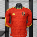 2026 Belgium Home World Cup Kit Long Sleeve Player Version