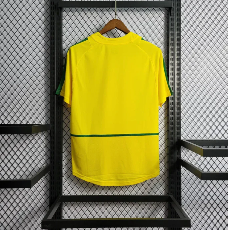 2002 Retro Brazil Home Jersey