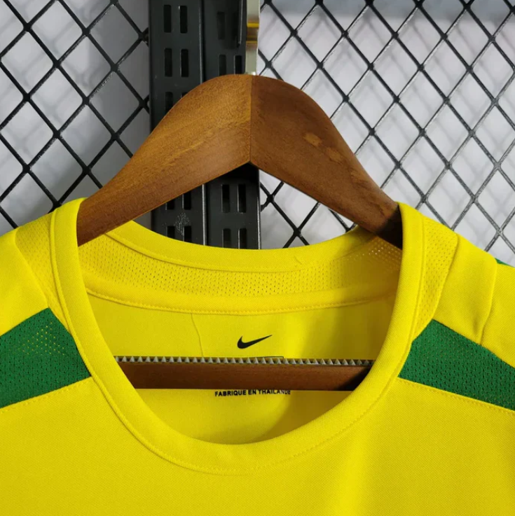 2002 Retro Brazil Home Jersey