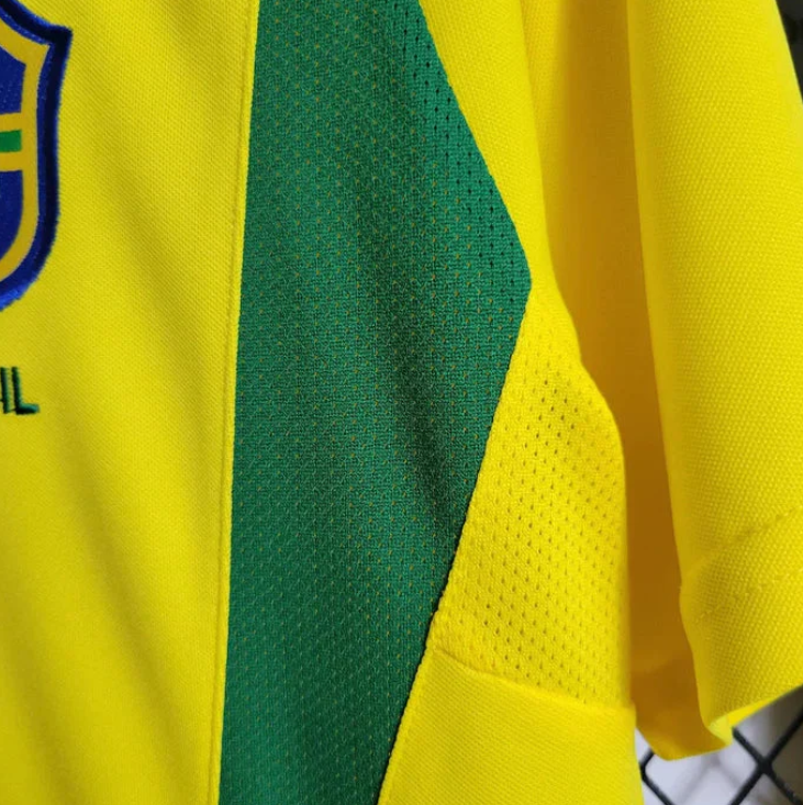 2002 Retro Brazil Home Jersey