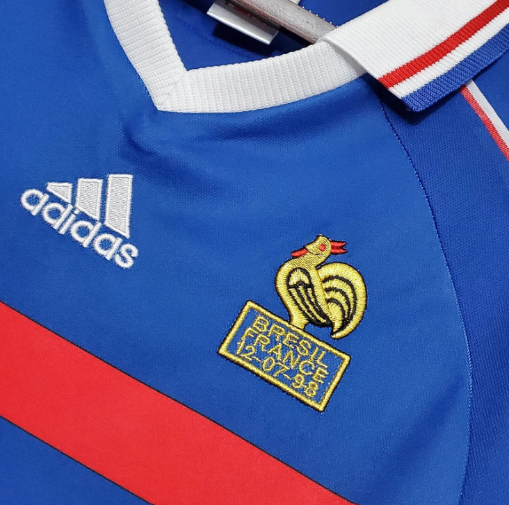 1998 Retro France Home Jersey