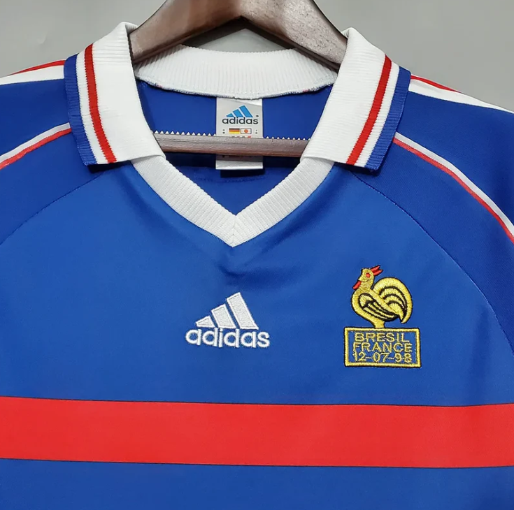 1998 Retro France Home Jersey