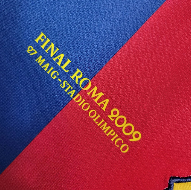 Barcelona Retro Home 2008/2009 UCL Final Kit