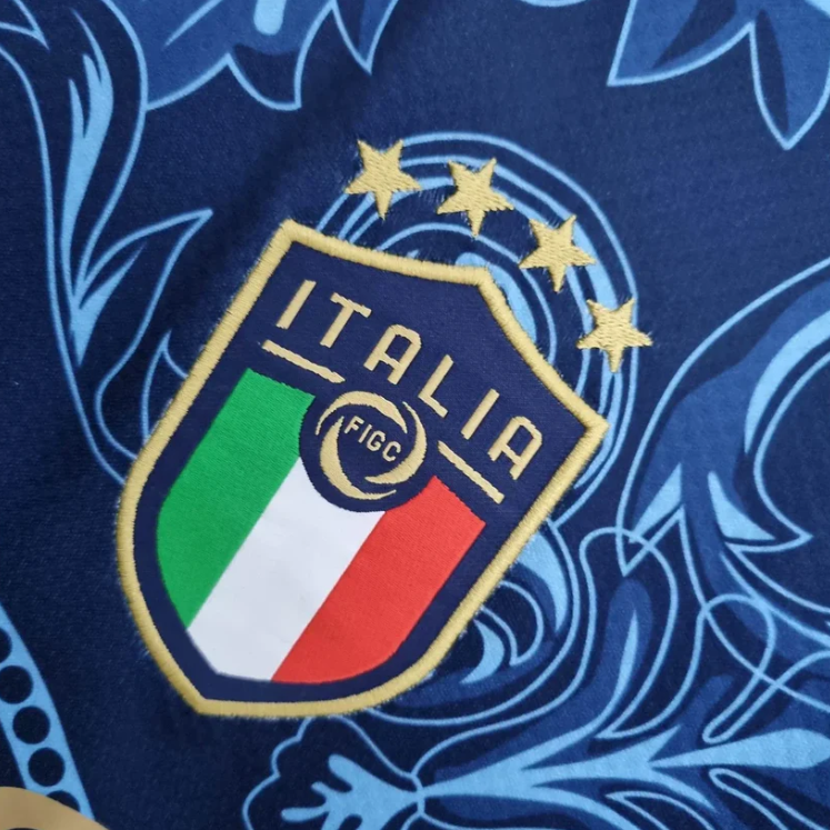 Italy "Versace" Blue Limited Jersey