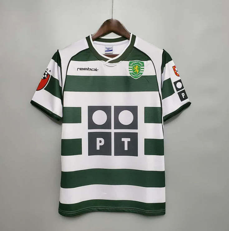 Retro Sporting Lisbon 2002-2003 Home Jersey