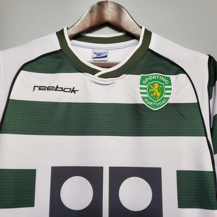Retro Sporting Lisbon 2002-2003 Home Jersey