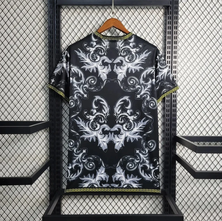Italy "Versace" Black Limited Jersey