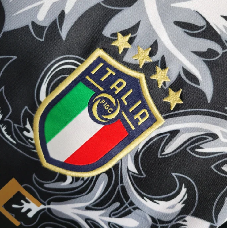 Italy "Versace" Black Limited Jersey