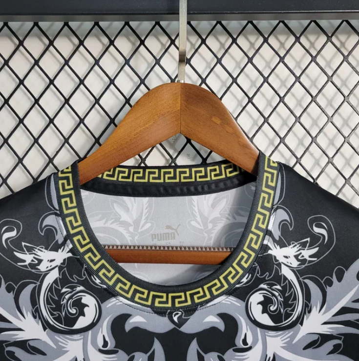 Italy "Versace" Black Limited Jersey