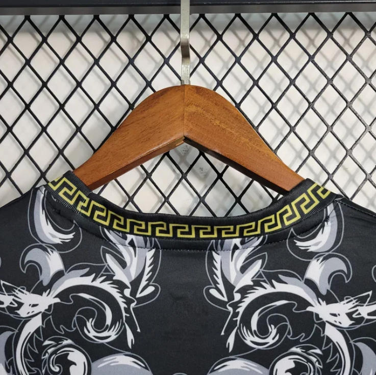 Italy "Versace" Black Limited Jersey